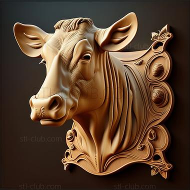 3D model st Cow (STL)